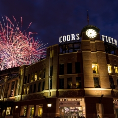 Coors Field Fireworks