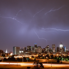 Lightning Over Denver