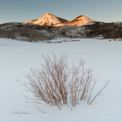 Last Light on Hahn's Peak - Routt County, Colorado