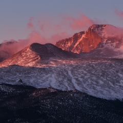 Long's Peak Sunrise - Rocky Mountain National Park
