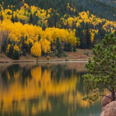 Autumn Reflections - Lake Isabel, Colorado